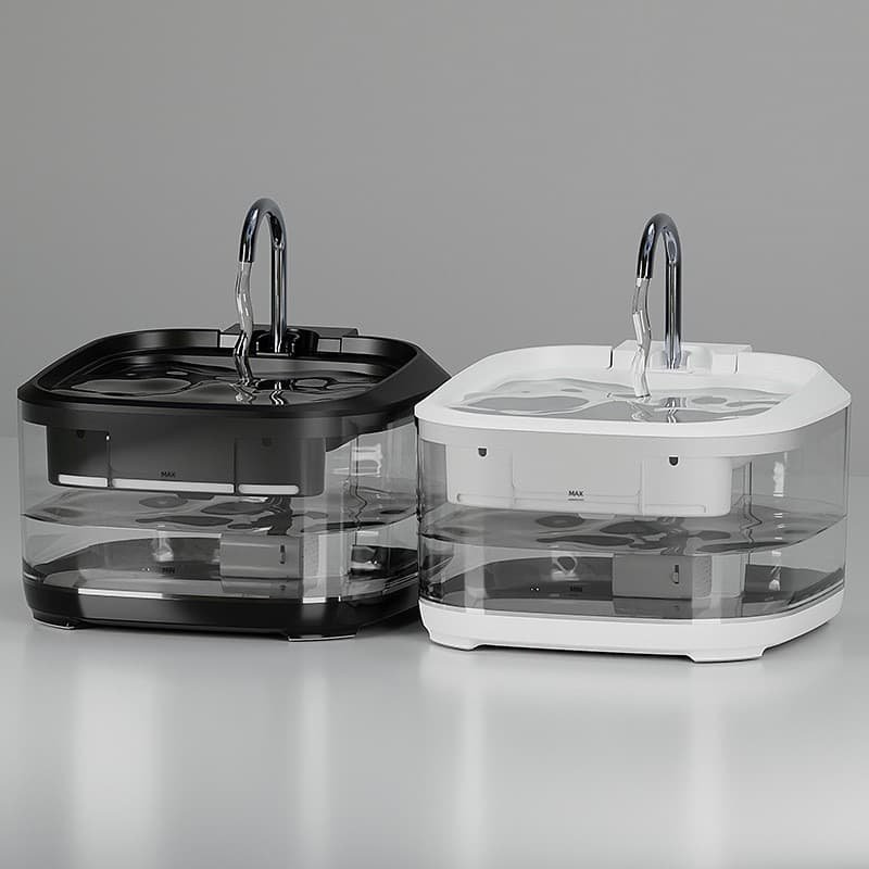ft500 stainless steel goose neck pet water fountain